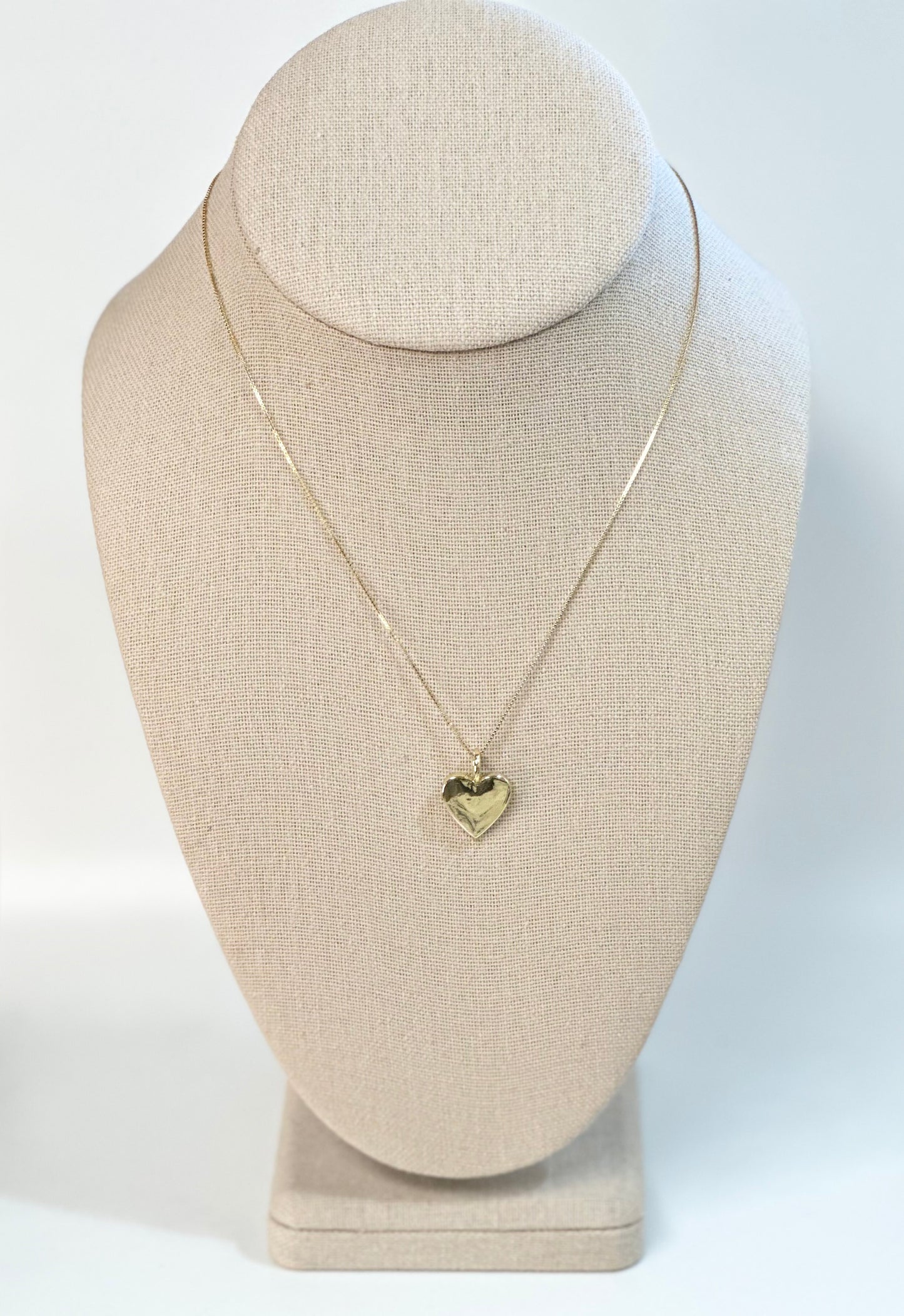 Reversible Heart Necklace (18K Gold Filled)