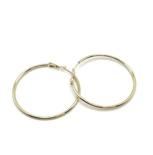 Thin Gold Hoop Earrings (14K Gold Filled)