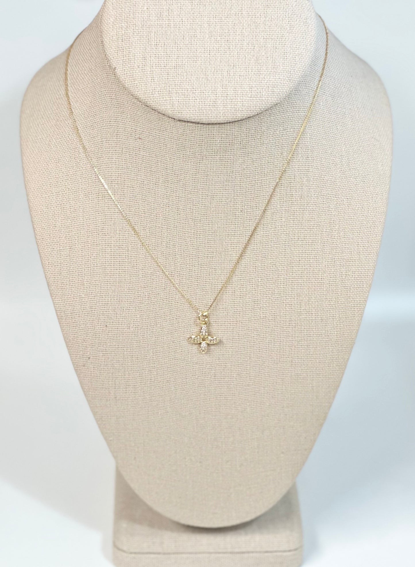 Tory CZ Necklace(18K Gold Filled)