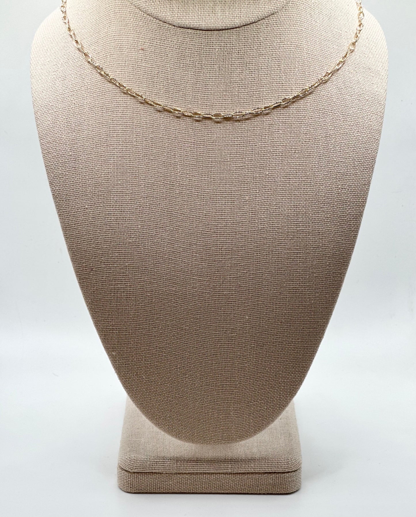 Cable Link Chain (18K Gold Filled)